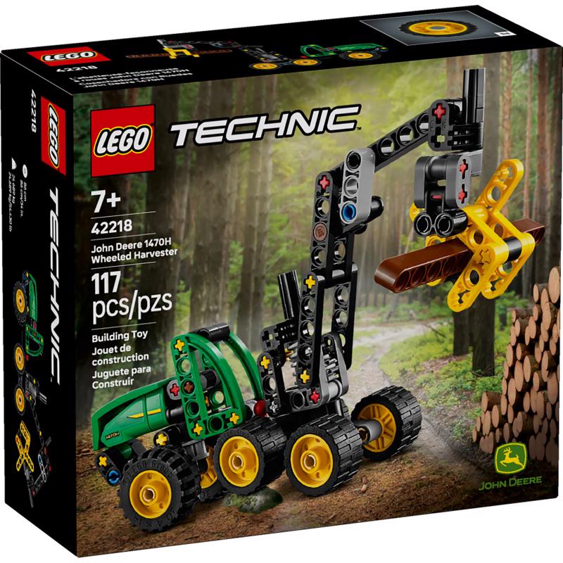 LEGO Technic John Deere 1470H Wheeled Harvester Building Set Multi 117 pc