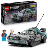 LEGO Speed Champions Time Machine from Back to the Future Building Set Multicolor 357 pc