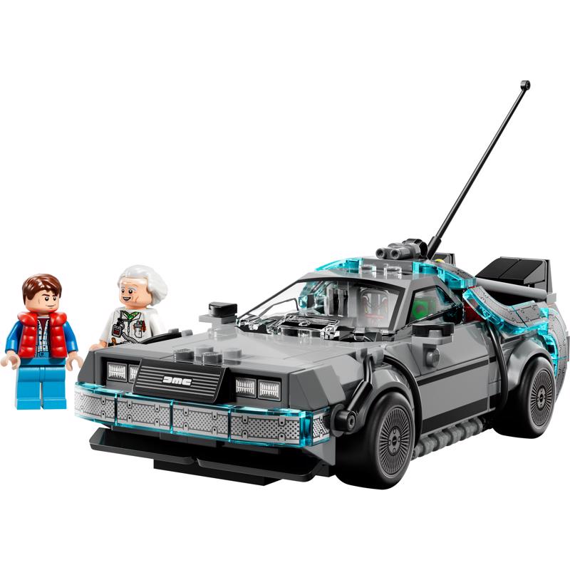 LEGO Speed Champions Time Machine from Back to the Future Building Set Multicolor 357 pc