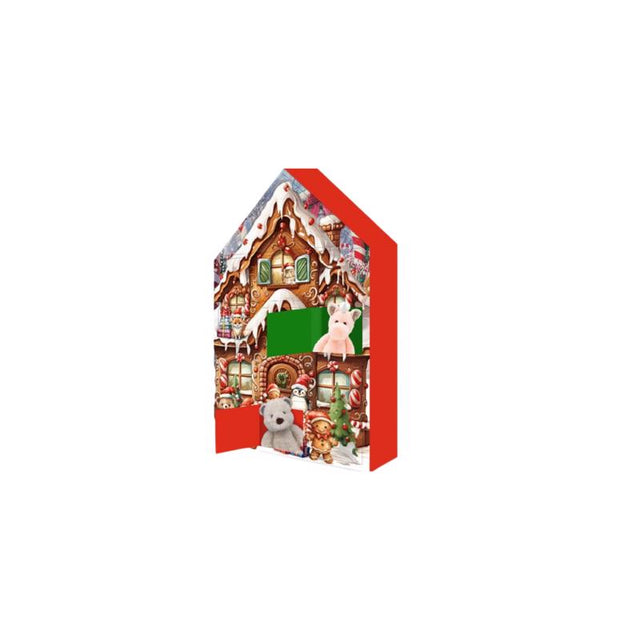 Beverly Hills Teddy Bear Gingerbread House Plush Advent Calendar 12 pc