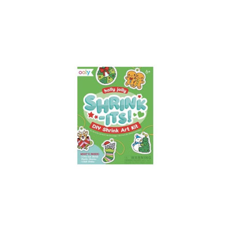 OOLY Holly Jolly Diy Shrink Art Kit