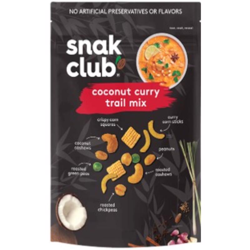 Snak Club Coconut Curry Trail Mix 5 oz Bagged