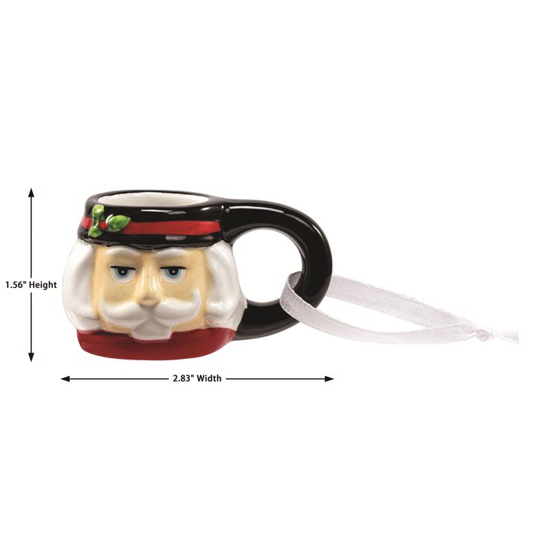 Mr. Christmas Assorted Snowman, Mrs. Claus, Santa, Teddy Bear, Reindeer, Nutcracker Ornaments 1.5 in