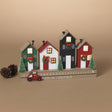 Gerson Lighted Row House Countdown Calendar Table Decor