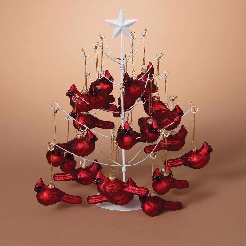 Gerson Hand Blown Glass Cardinal Ornament