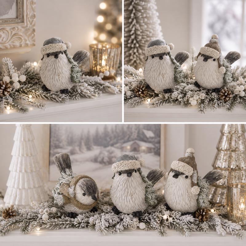 Gerson Winter Bird Figurine
