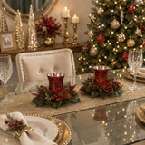 Gerson Holiday Candle Ring Candle Holder