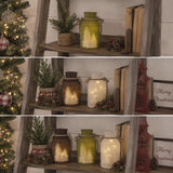 Gerson Lighted Holiday Glass Lantern 7.25 in.