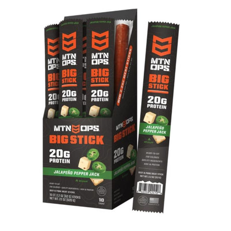 MTN OPS Jalepeno Pepperjack Meat Sticks 2.2 oz Packet