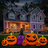 Seasonal Creations 7 ft. Prelit Pumpkin Patch Inflatable