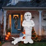 Seasonal Creations 6 ft. Prelit Mummy/Puppy Inflatable