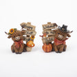 Gerson Resin Harvest Highland Cow Fall Decor