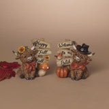 Gerson Resin Harvest Highland Cow Fall Decor