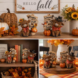 Gerson Resin Harvest Highland Cow Fall Decor