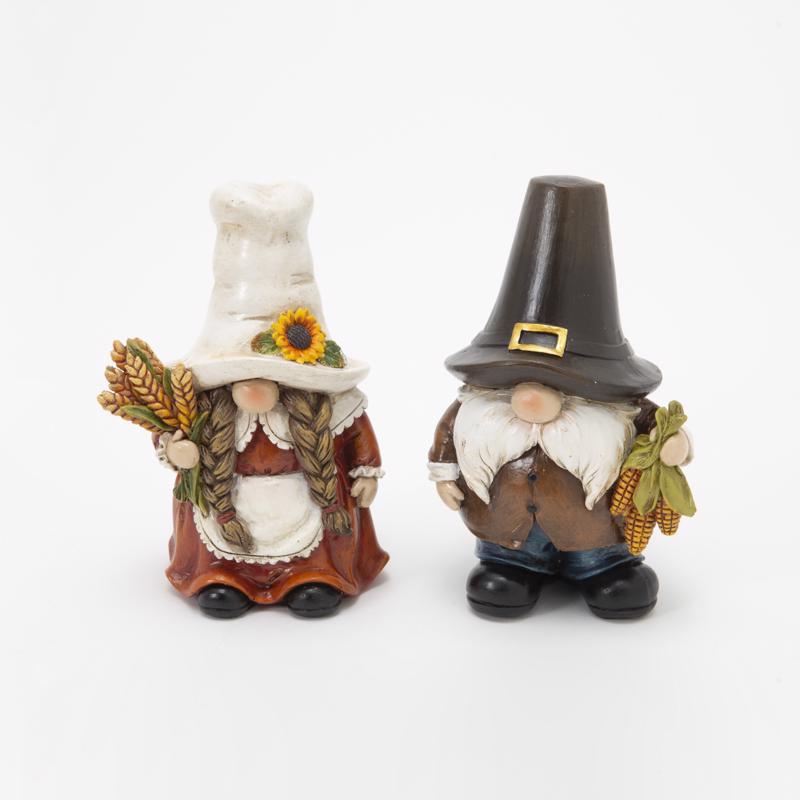 Gerson Resin Harvest Gnome Fall Decor