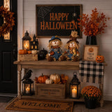 Gerson Plush Sitting Scarecrow Figurine Fall Decor