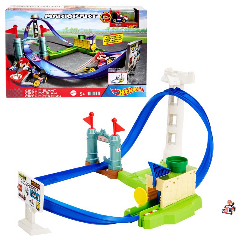 Hot Wheels Mario Kart Circuit Slam Track Set