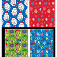 Paper Images Juvenille Assorted Santa/Snowman/Gaming/Merry and Bright Gift Wrap
