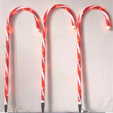 Celebrations LED Red/White Candy Canes 36 in. Pathway Decor