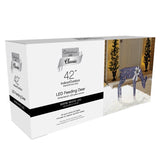 Celebrations LED Warm White Feeding Deer 33 in. Yard Decor