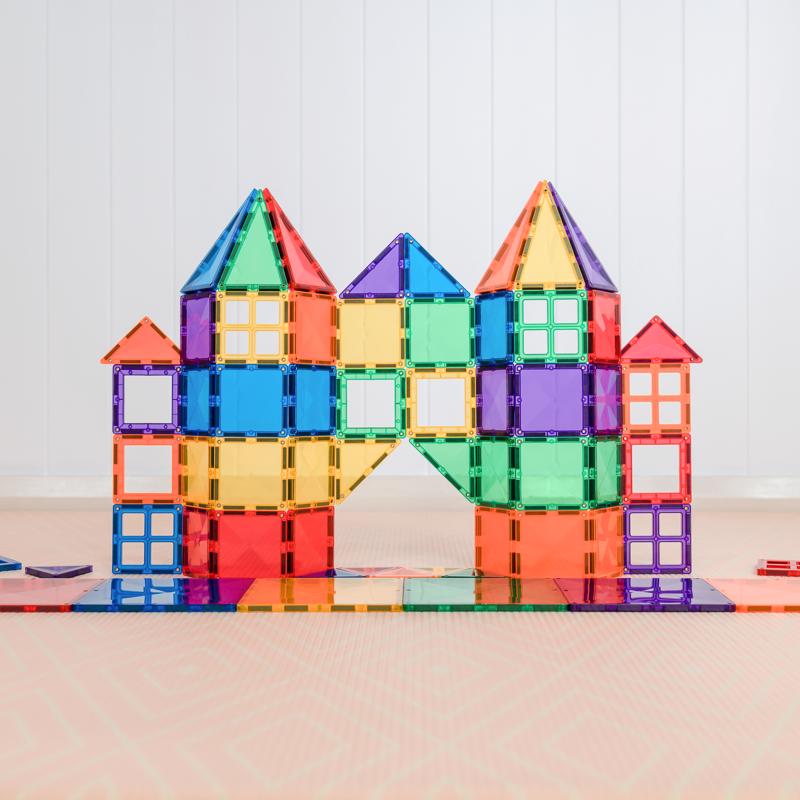 CONNETIX Magnetic Tiles Multicolor 60 pc