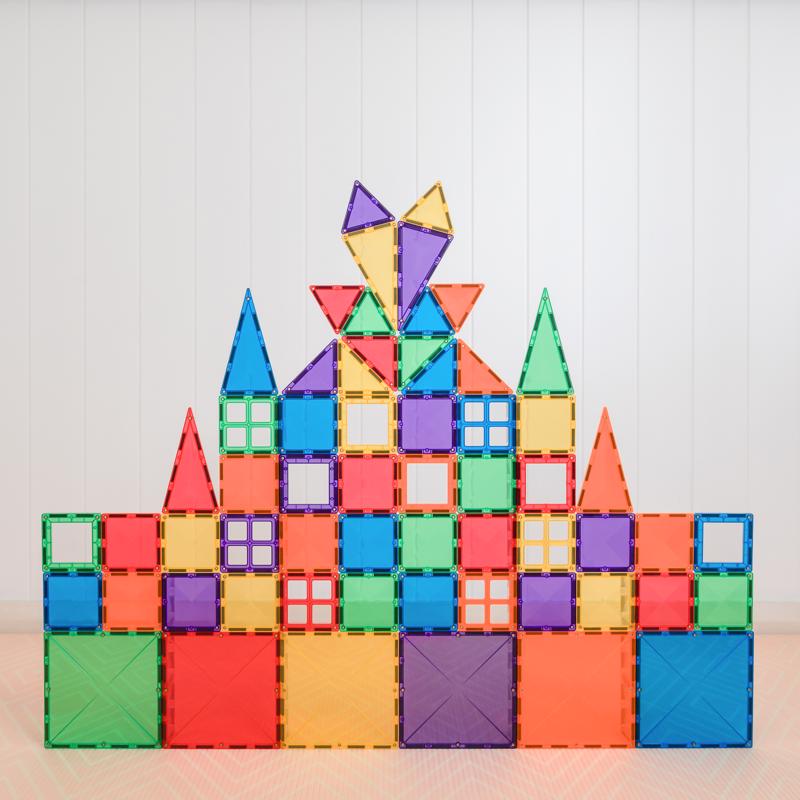 CONNETIX Magnetic Tiles Multicolor 60 pc