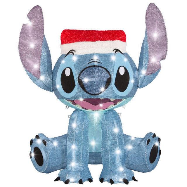 Disney Holiday Tinsel Sculpture Sitch 19 in. Yard Decor