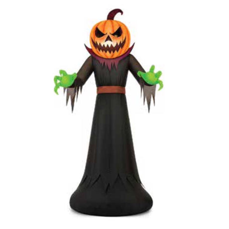 Pamson 12 ft. LED Prelit Lady Lanternshade The Turning Terror Inflatable