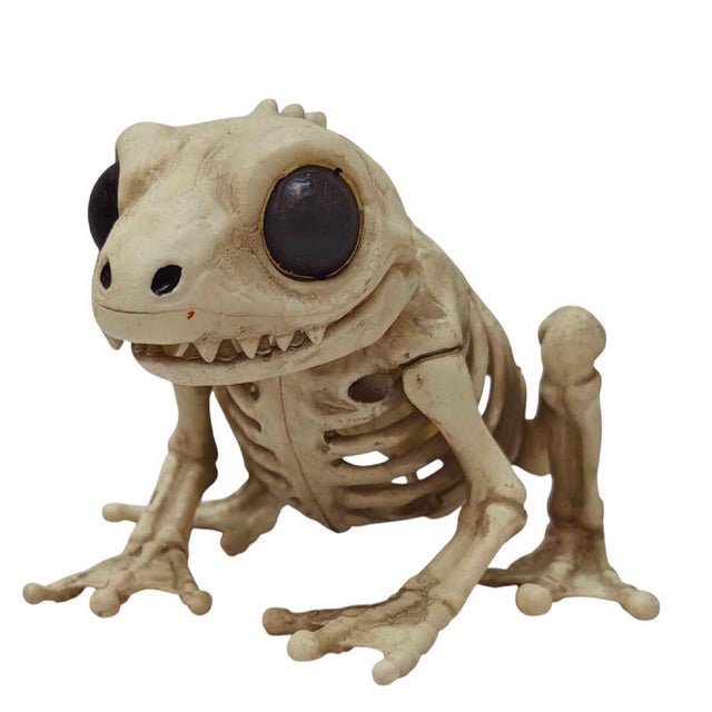 Seasons 3.38 in. Frog Skeleton Halloween Decor