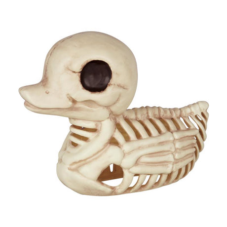 Seasons 8.13 in. Skeleton Duck Halloween Decor