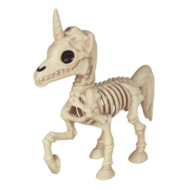 Seasons 11.25 in. Unicorn Skeleton Halloween Decor