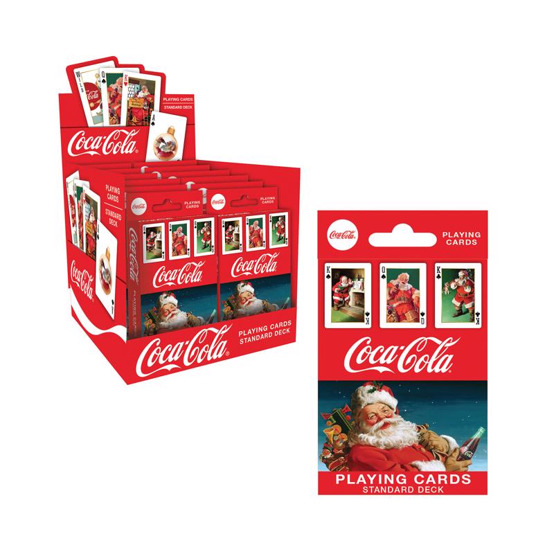 Masterpieces Coca Cola Vintage Santa Playing Cards
