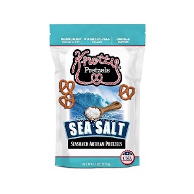 Knotty Pretzels Sea Salt Pretzels 7.5 oz Pouch