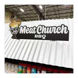 14 in. H X 0.5 in. W X 40 in. L Black Meat Church Canopy Topper PVC
