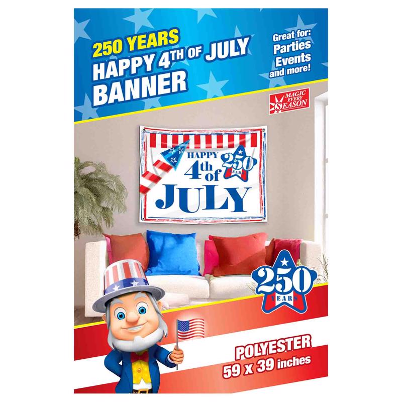 Magic Seasons America 250 Hanging Sign 1 pk