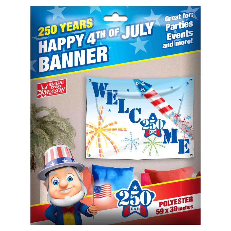 Magic Seasons America 250 Hanging Sign 1 pk