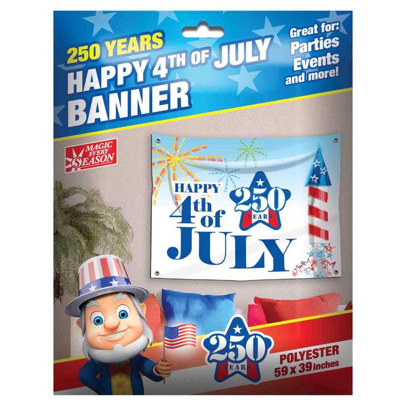 Magic Seasons America 250 Hanging Sign 1 pk