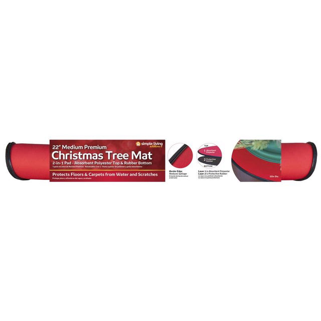 Simple Living Solutions Christmas Tree Mat 1 pk
