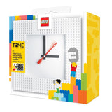 LEGO Time by IQHK Wall Clock Building Set White