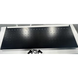 2 in. H X 48 in. W X 16 in. D Black Metal Power Tool Displays Perforated Shelf Rack