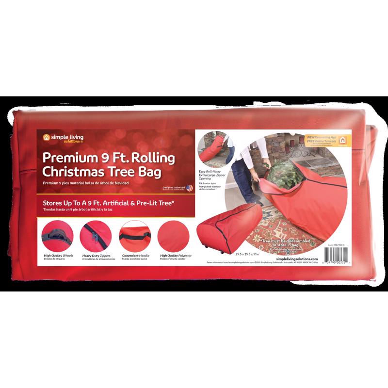 Simple Living Solutions 9 ft. Rolling Tree Bag