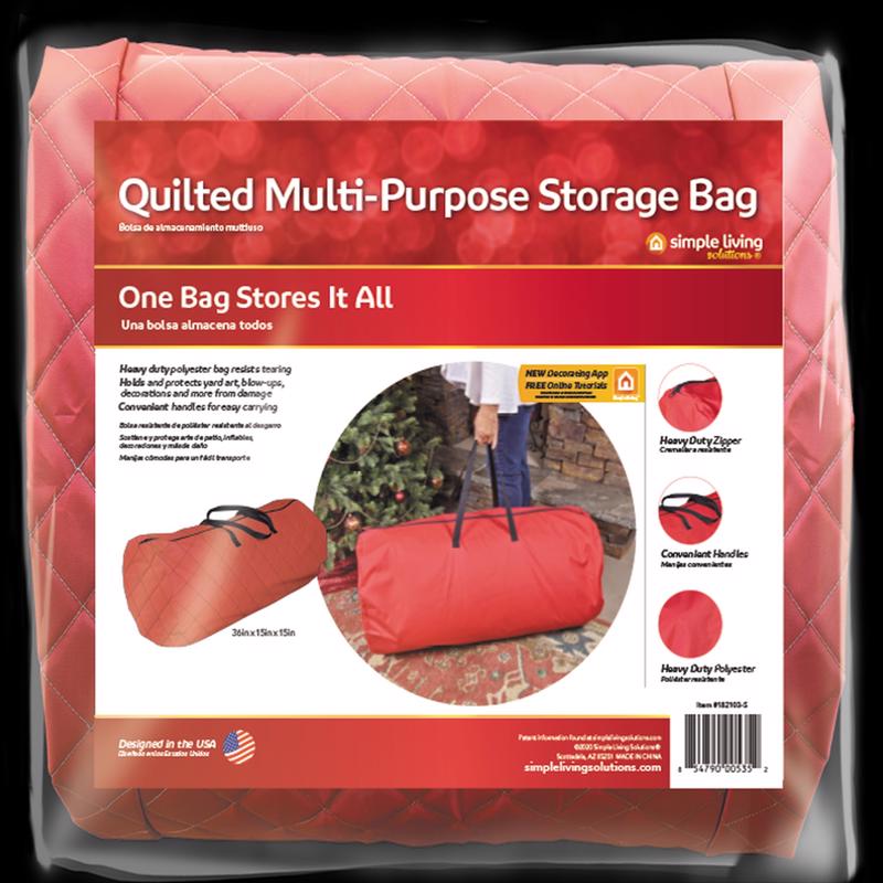 Simple Living Solutions Quilted Storage Bag 36 in. H X 15 in. W X 15 in. D