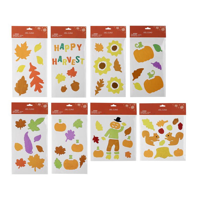 Test Rite Harvest Cling Window Decor
