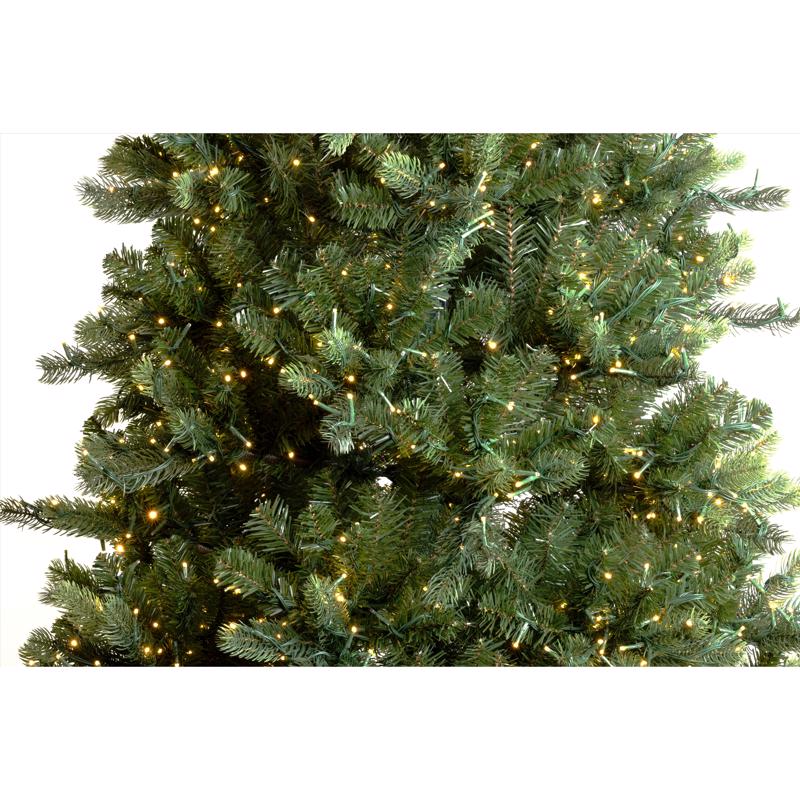 Celebrations 7-1/2 ft. Full LED 2400 ct Deluxe Royal Pine Christmas Tree