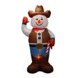 Celebrations Snowman Cowboy 7.8 ft. Inflatable
