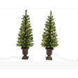 Celebrations 3-1/2 ft. Slim LED 304 ct Cascading Twinkle Entrance Tree