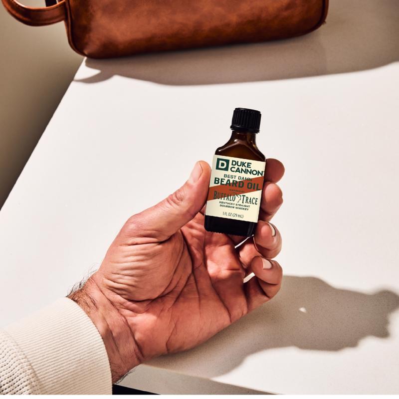 Duke Cannon Big Bourbon Buffalo Trace Beard Oil 1 fl. oz.