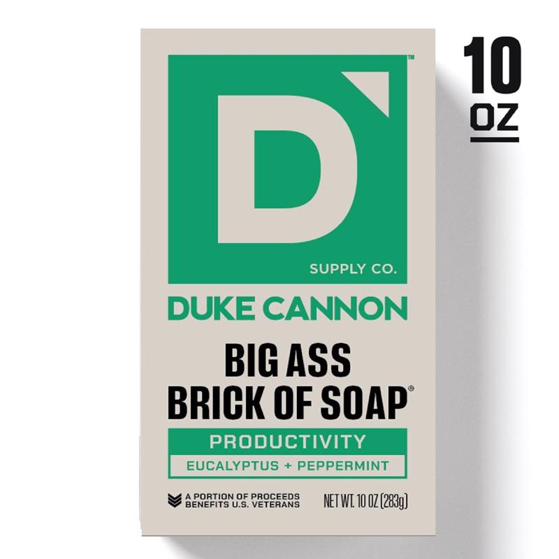 Duke Cannon Productivity Eucalyptus and Peppermint Scent Bar Soap 10 oz 1 pk
