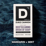 Duke Cannon Heavy Grit Mandarin and Mint Scent Bar Soap 6 oz 1 pk