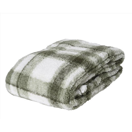 Decoris Checkered Blanket 1 pk